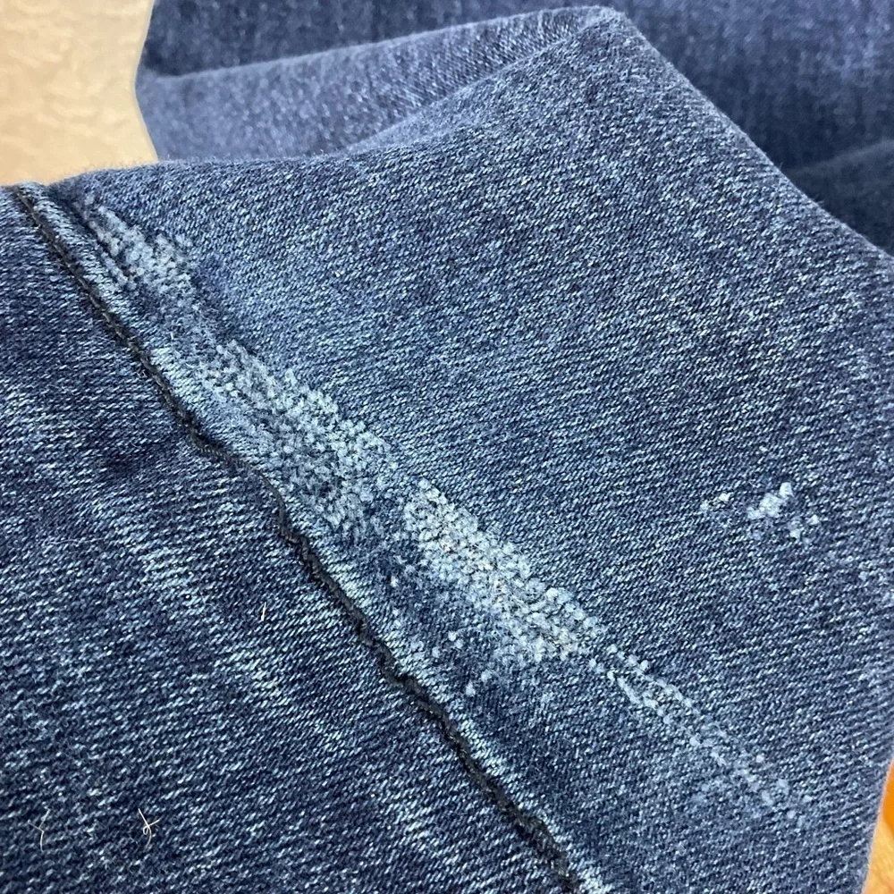 Rock and Roll High Rise Trouser Dark Denim Jean Size 30/36 - Picture 11 of 13